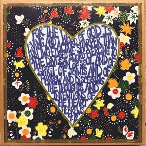 One of a kind handmade scripture art